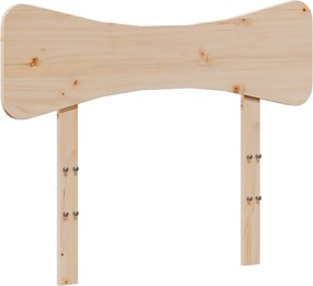 vidaXL Σκελετός Κρεβατιού Χωρίς Στρώμα 100x200 εκ. Μασίφ Πεύκο