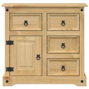 vidaXL Ντουλάπι Corona 80 x 40 x 75 εκ. από Μασίφ Ξύλο Πεύκου