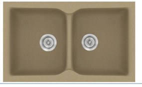 Sanitec Classic 322 Metallic Coffee Νεροχύτης