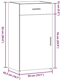 ΣΥΡΤΑΡΙΕΡΑ ΛΕΥΚΗ 50X42,5X93 ΕΚ. ΑΠΟ ΕΠΕΞΕΡΓΑΣΜΕΝΟ ΞΥΛΟ 846292