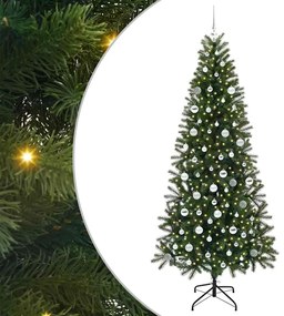 vidaXL Τεχνητό Χριστουγεννιάτικο Δέντρο Πράσινο 210 cm ΠΕ και PVC