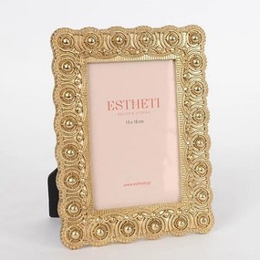 Κορνίζα Για Φωτογραφία 13x18cm 756-12046 18.5x1.5x23cm Gold Estheti Home Polyresin