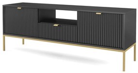 Έπιπλο Τηλεόρασης Nova P_Nova_TVc-g 154x39x56cm Anthracite-Gold