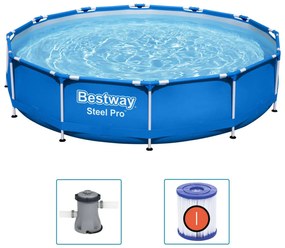 Bestway Πισίνα με Σκελετό Steel Pro 366 x 76 εκ.