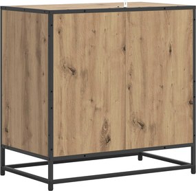 vidaXL Ντουλάπι με Συρτάρια 3-Συρτάρι Artisan δρυς 70 x 41 x 70 εκ