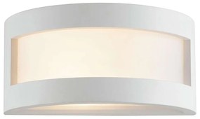 Φωτιστικό Τοίχου - Απλίκα Cervinia I-CERVINIA-AP 1xE27 12W 25x13x12cm White Intec Plaster