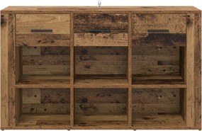 vidaXL Πλαϊνό γραφείο Παλιό Ξύλο 100 x 30 x 59,5 εκ Επεξεργασμένο Ξύλο