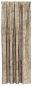 vidaXL Κουρτίνες  2 τεμ με ράβδους Σαμπάνια 260x140 εκ