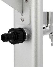 vidaXL Βρύση Δαπέδου Κήπου 95 εκ. Αλουμινίου