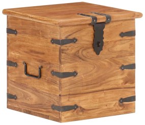 vidaXL Μπαούλο 40 x 40 x 40 εκ. από Μασίφ Ξύλο Ακακίας