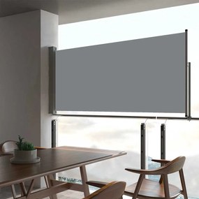 vidaXL Σκίαστρο Πλαϊνό Συρόμενο Βεράντας Γκρι 60 x 300 εκ.