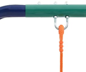 vidaXL Σετ Κούνιας 3 Θέσεων Ατσάλινο