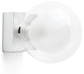 Φωτιστικό Μπάνιου - Απλίκα Perla G9 max 6W Chrome Faro Barcelona Metal, Glass