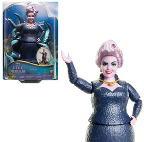 Κούκλα Ούρσουλα "Η Μικρή Γοργόνα" &amp; Αξεσουάρ Disney HLX12 Blue Mattel
