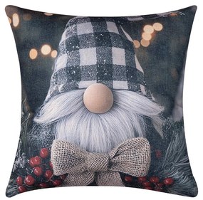 Χριστουγεννιάτικη Μαξιλαροθήκη (45x45) Silk Fashion ks2026-23