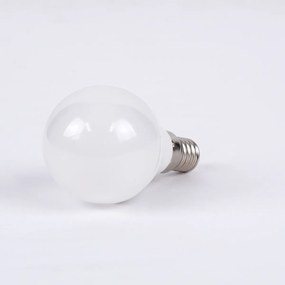 GloboStar® 60013 Λάμπα LED E14 G45 Γλομπάκι 4W 388lm 260° AC 220-240V IP20 Φ4.5 x Υ7.8cm Φυσικό Λευκό 4500K - 3 Years Warranty