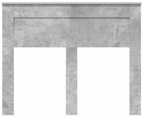vidaXL Κεφαλάρι Σκυρόδεμα Γκρι 120 cm Επεξεργασμένο ξύλο