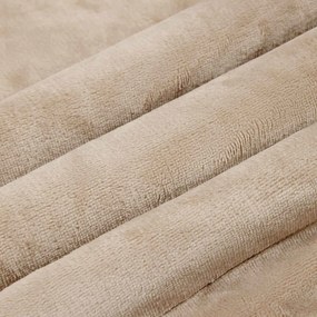 vidaXL Κουβέρτα Μπεζ 150 x 200 cm Μαλλί