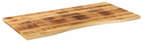 vidaXL Επιφάνεια Γραφείου Καμπύλη 140x60x2,5 εκ Μασίφ Ακατ. Μάνγκο