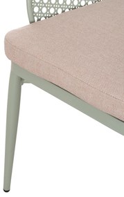 Σετ Κήπου Σαλόνι OREGO 3 τεμ. C21106.06 Αλουμίνιο σε Φυστικί χρώμα 58x55x83 εκ.