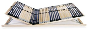 vidaXL Τελάρο Κρεβατιού με 42 Σανίδες & 7 Ζώνες 100 x 200 εκ.