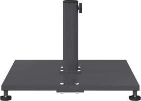 vidaXL Βάση ομπρέλας Σκούρο Γκρι 45 x 45 x 31 εκ.