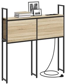 vidaXL Κεφαλάρι Αποθήκης Sonoma Δρυς 80 cm Επεξεργασμένο ξύλο