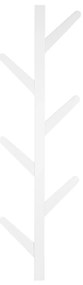 Κρεμάστρα Τοίχου 6 Θέσεων (84x26x6.8) Estia Bamboo Κάθετη Λευκή 04-19716