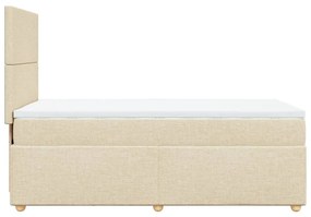 ΚΡΕΒΑΤΙ BOXSPRING ΜΕ ΣΤΡΩΜΑ ΚΡΕΜ 90X200 ΕΚ.ΥΦΑΣΜΑΤΙΝΟ 3293461