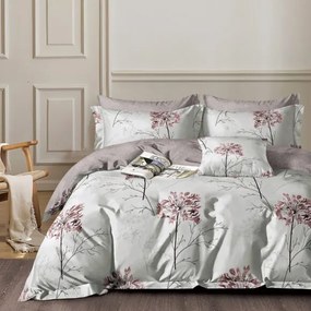 Beauty Home Σετ σεντόνια υπέρδιπλα με λάστιχο Art 12611 Amadeus 165x200+30 Γκρι