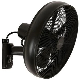 Ανεμιστήρας Τοίχου Breeze 50W χρώμιο μαύρο ή μπρονζέ Lucci Air-80213124-Μαύρο 80213124