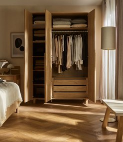 Ντουλάπα Wellys Τρίφυλλη-Χωρίς καθρέπτη