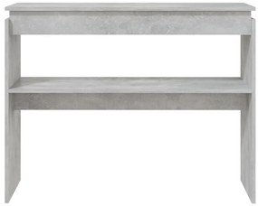 vidaXL Τραπεζάκι Κονσόλα Γκρι Σκυρ. 102 x 30 x 80 εκ. από Επεξ. Ξύλο