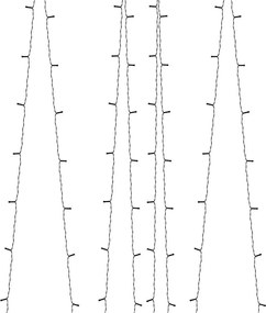 vidaXL Λαμπάκια Ηλιακά Εξωτ./Εσωτ. Χώρου 5 τεμ. Θερμό Λευκό 5x200 LED
