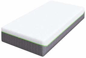 vidaXL Στρώμα Λευκό και Γκρι 80 x 160 cm Τσέπες ελατηρίων