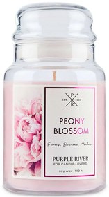 Αρωματικό Κερί Peony Blossom A912 10x18cm 623gr Pink Purple River Soy Wax