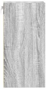 vidaXL κρεμαστό ντουλάπι Riga γκρι Sonoma 40x29,5x60 cm