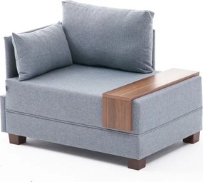 Πολυθρόνα Μπλε Αριστερή FLY 75x100x80