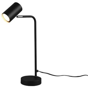 Φωτιστικό Επιτραπέζιο Marley 512400132 1xGU10 5W 12x25x45cm Black Mat Trio Lighting Metal