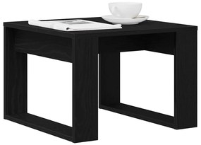vidaXL Τραπεζάκι σαλονιού Μαύρη δρυς 50 x 50 x 35 cm