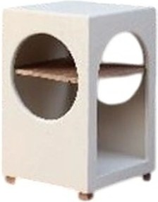 Βοηθητικό Τραπέζι Home ESPRIT Λευκό 40 x 40 x 60 cm