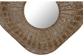 Τοίχο καθρέφτη Home ESPRIT Bali 102 X 13,5 X 102 cm
