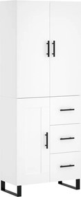 vidaXL Ντουλάπι Λευκό 69,5x34x180 εκ. από Επεξεργασμένο Ξύλο