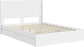 vidaXL Καλάθι με αποθήκη και κεφαλάρι Λευκό 160 x 200 cm