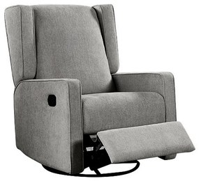 CLASSICO ΠΟΛΥΘΡΟΝΑ RECLINER ΓΚΡΙ ΣΚΟΥΡΟ 75x95xH102cm