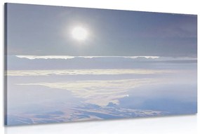 Εικόνα βουνά λουσμένα στο φώς του ήλιου - 60x40