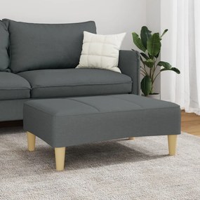 Υποπόδιο Σκούρο Γκρι 77x55x31 εκ. Υφασμάτινο 4007372