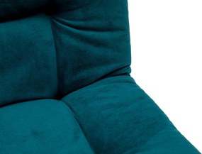 Πολυθρόνα-Κρεβάτι Πετρόλ Πράσινο MISA SMALL SOLO 78x70x85