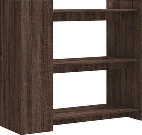 vidaXL Τραπέζι Κονσόλα Καφέ Δρυς 100x35x90 εκ. Επεξεργασμένο Ξύλο