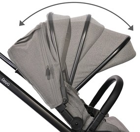 Πολυκαρότσι REYA 3 σε 1 Brown με Αναστρέψιμη λαβή 10021952415 Lorelli